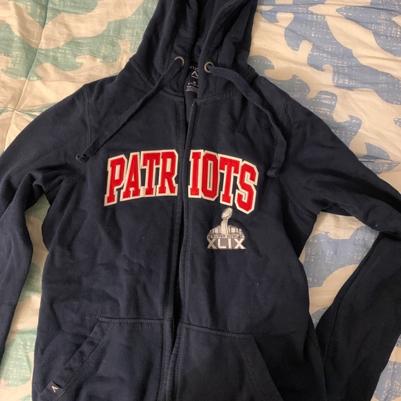 Patriots Zip Up Sweatshirt - Picture 1 of 1
